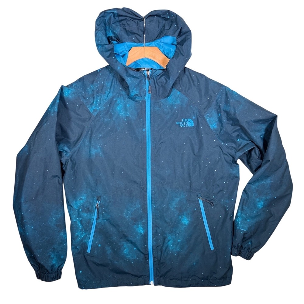The North Face Galaxy Jacket Blue Space Nebula DryVent Waterproof Hooded 721578